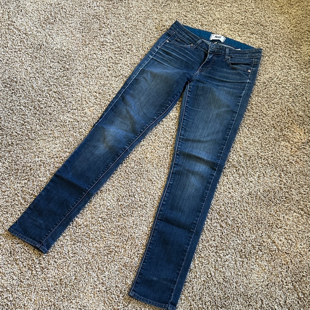 PAIGE Denim Women's Indigo Skyline Skinny Jeans Size 26